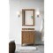 James Martin Vanities Brittany 30in Single Vanity, Saddle Brown w/ 3 CM Carrara Marble Top 650-V30-SBR-3CAR - alternate 2